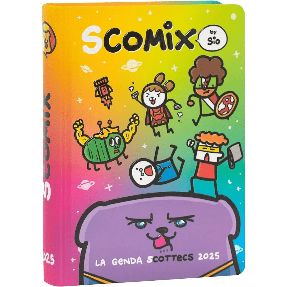 Comix Scottecs Sio diario 2024 - 2025 Viola - Giocattoli e Bambini - Toys Store8058263204071