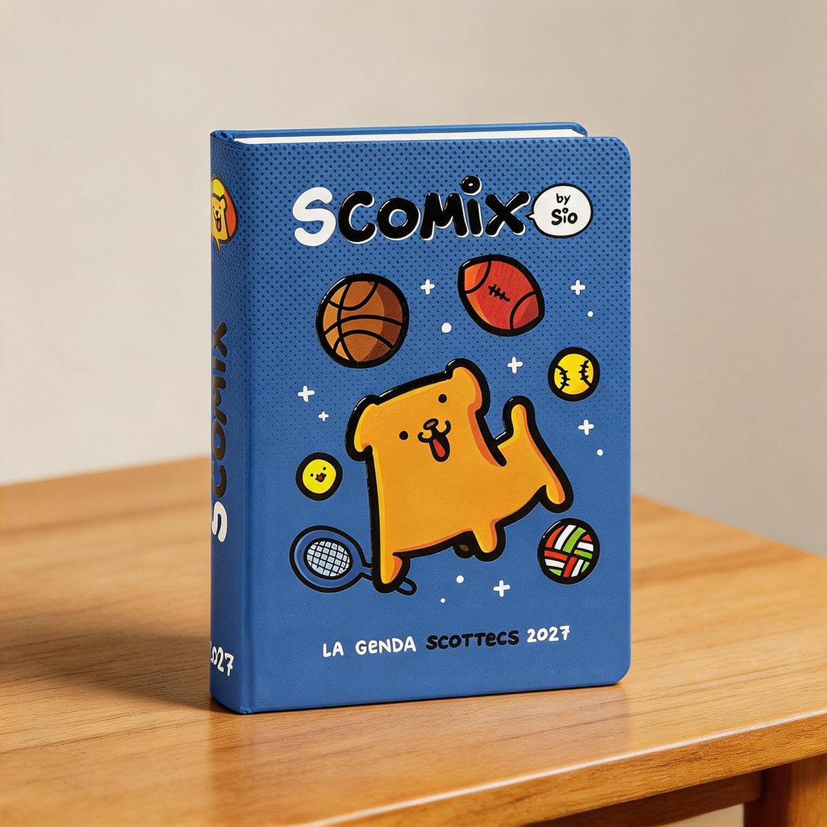 Agenda 16 Mesi Scomix by Sio Blu 2026/2027 – Diario Scuola Medium - comix sio cane