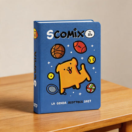 Agenda 16 Mesi Scomix by Sio Blu 2026/2027 – Diario Scuola Medium - comix sio cane