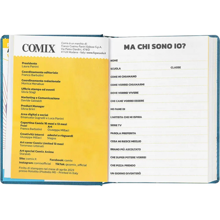 COMIX Standard Agenda 2023-24 Blue Metallic