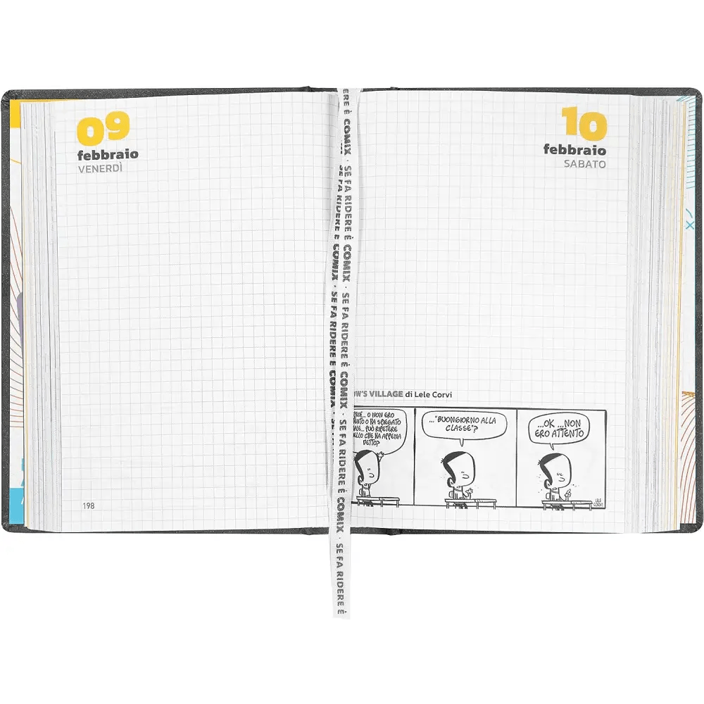 COMIX Standard Agenda 2023 - 24 Charcoal - Giocattoli e Bambini - Toys Store8058263170864