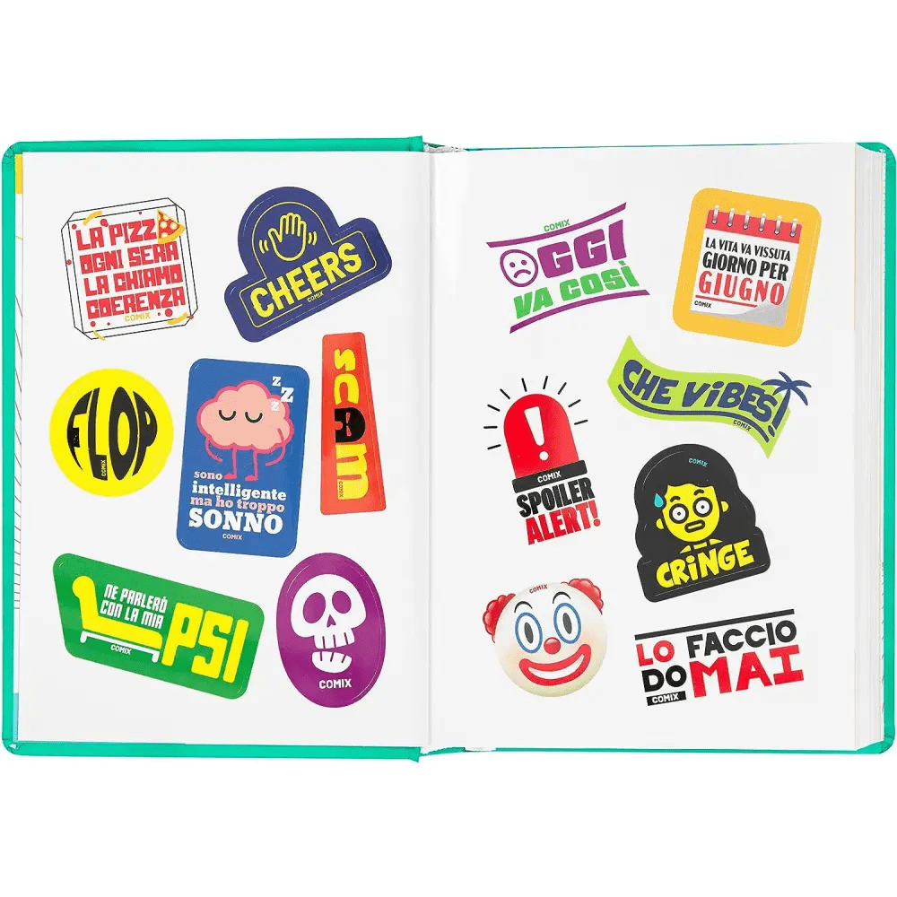 COMIX Standard Agenda 2023 - 24 Emerald - Giocattoli e Bambini - Toys Store8058263170901