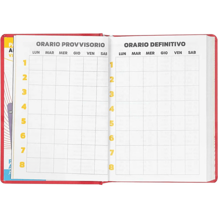 COMIX Standard Agenda 2023 - 24 rosso - Giocattoli e Bambini - Toys Store8058263170895