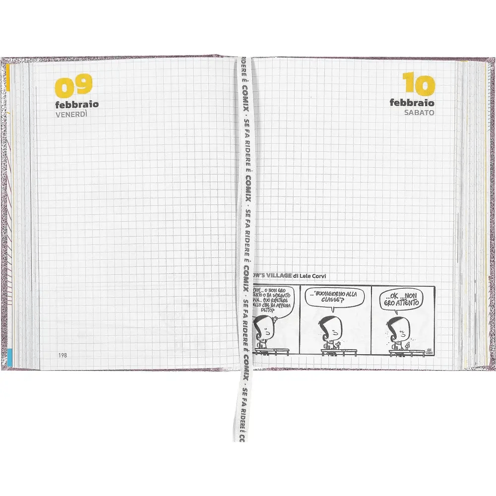 COMIX Standard Special Agenda 2023 - 24 rosa metal - Giocattoli e Bambini - Toys Store8058263180696