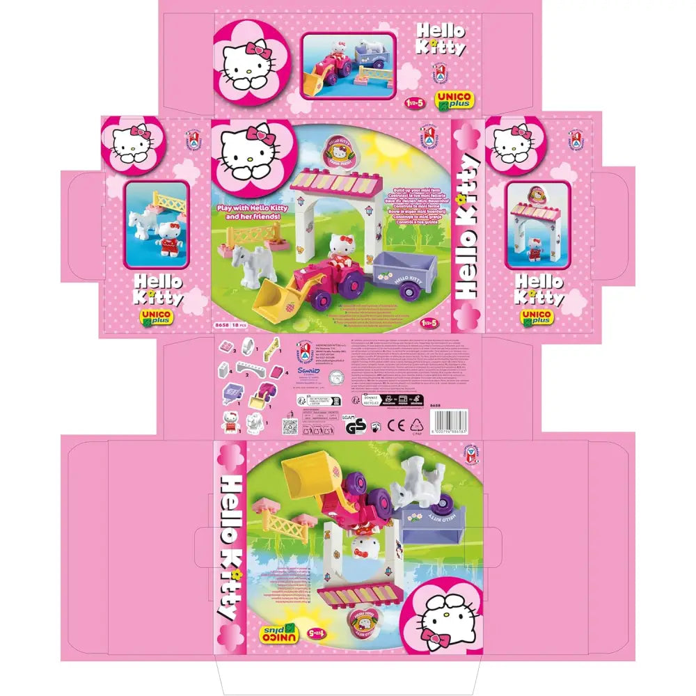 Costruzioni Hello Kitty Mini Fattoria - unico - 8000796886583