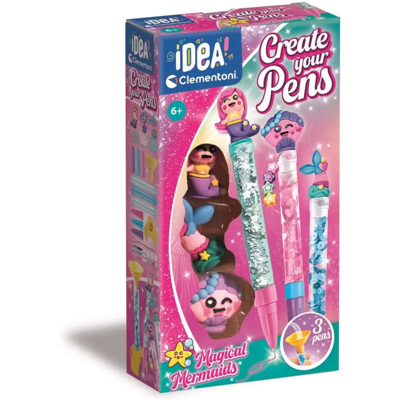 Create Your Pens: Magical Mermaids - Idea Clementoni - 8005125181315