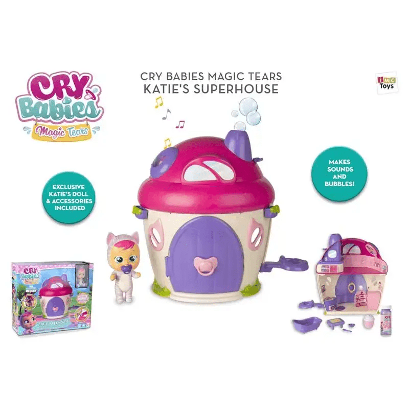 CRY BABIES MAGIC TEARS Casa magica di Katie - Giocattoli e Bambini - Toys Store8421134097940
