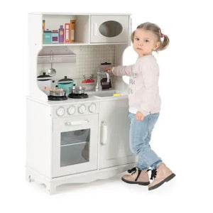 Cucina in legno con luci e suoni