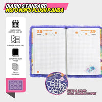 Diario Mofu Mofu Panda Plush 2026/2027 – 12 Mesi Standard - diario 12 mesi mofu mofu panda