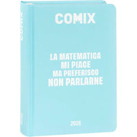 Diario 16 Mesi 2025/26 - COMIX - Giornaliero Standard Azzurro - Franco Panini - 8058263231763