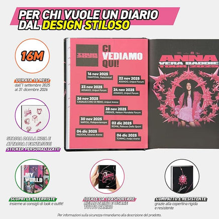 Diario Agenda Anna Pepe Scuola 2025/2026 - Giocattoli e Bambini - Toys Store8058263238816