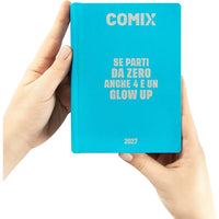 Diario Agenda Comix Mini Azzurro 16 mesi 2026-2027 - Franco Panini - 8058263272230