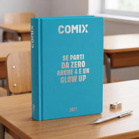 Diario Agenda Comix Mini Azzurro 16 mesi 2026-2027 - Franco Panini - 8058263272230
