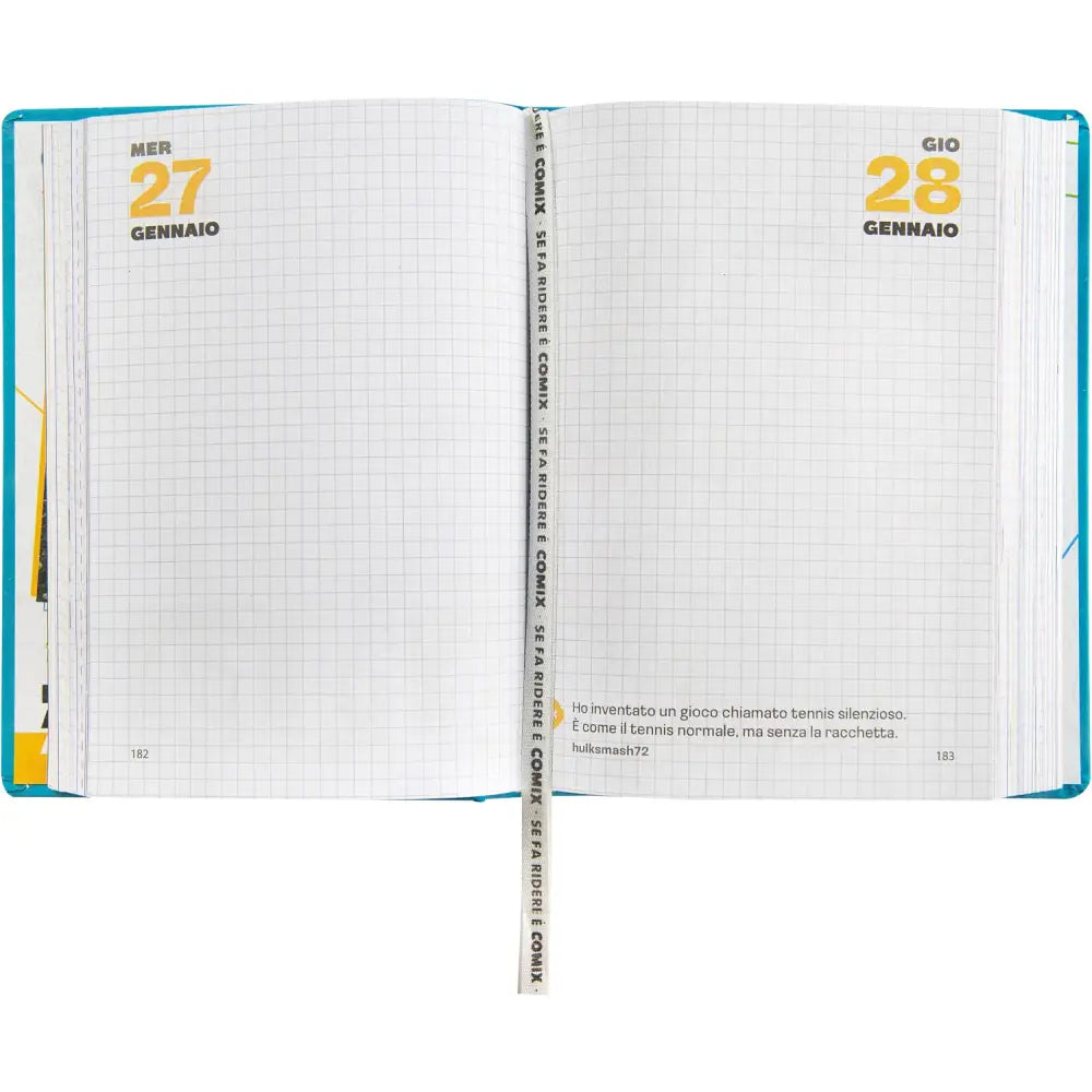 Diario Agenda Comix Mini Azzurro 16 mesi 2026-2027 - Franco Panini - 8058263272230