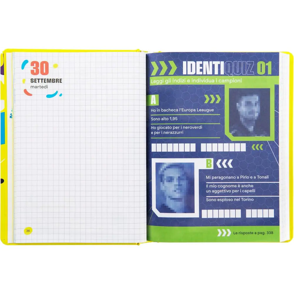 Diario calciatori Panini collezione Scuola 2025/2026 - Franco - 8058263233637