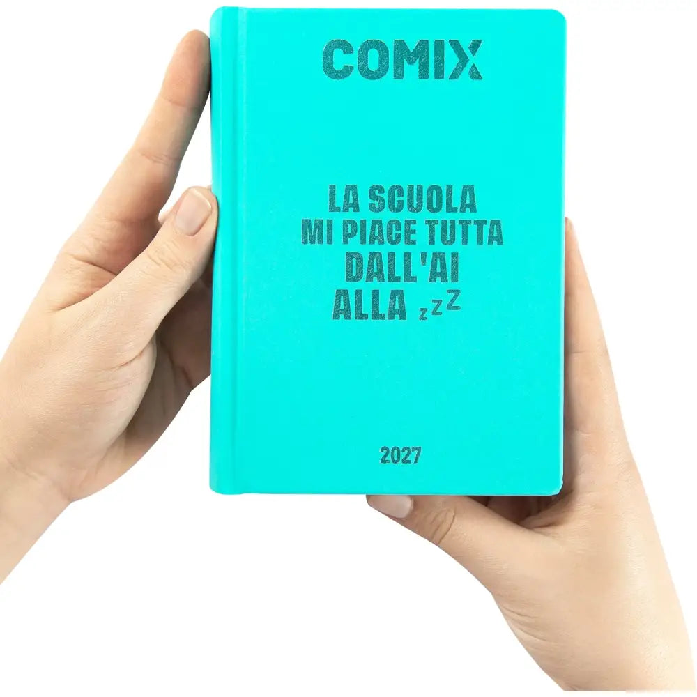 Diario Comix 16 Mesi Mini Turchese 2026/2027 - Franco Panini - 8058263272308