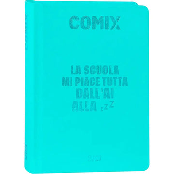 Diario Comix 16 Mesi Mini Turchese 2026/2027 - Franco Panini - 8058263272308