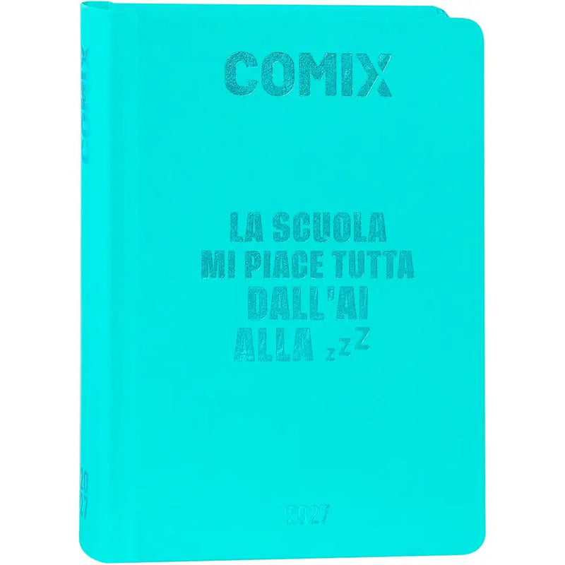Diario Comix 16 Mesi Mini Turchese 2026/2027 - Franco Panini - 8058263272308