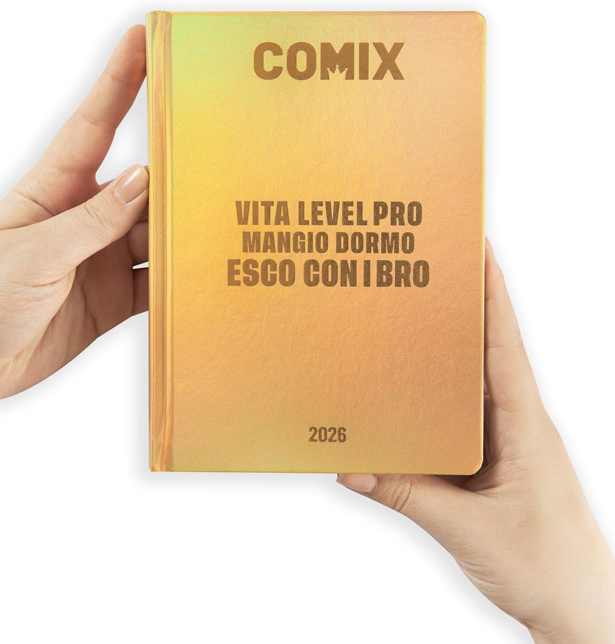 Diario Scuola 16 Mesi 2025/26 - COMIX - Giornaliero Standard Oro - diario comix 2025 2026