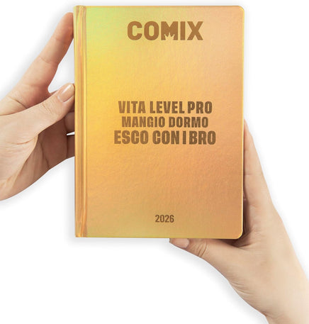 Diario Scuola 16 Mesi 2025/26 - COMIX - Giornaliero Standard Oro