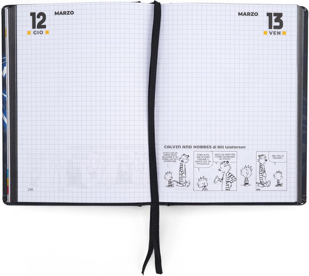 Diario 16 Mesi 2025/26 - COMIX Limited Edition Phobia - Giornaliero Nero/Blu - Giocattoli e Bambini - Toys Store8058263233798
