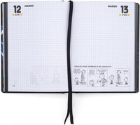 Diario 16 Mesi 2025/26 - COMIX Limited Edition Phobia - Giornaliero Nero/Blu - Giocattoli e Bambini - Toys Store8058263233798