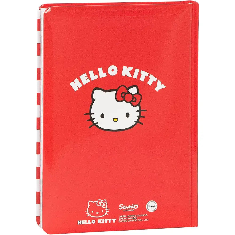 Diario Hello Kitty 2026/2027 Stripes – Superdiario Scuola Datato 12 Mesi 352 Pagine - Franco Panini - 8058263266215