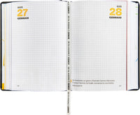 Agenda Comix 16 Mesi Mini Black & Silver 2026/2027 - diario la scuola mi piace tutta dalla a alla z