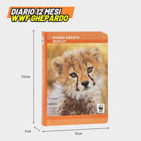 Diario Scuola WWF Leopardo Fotografico 12 Mesi 2026/2027 - diario leopardo
