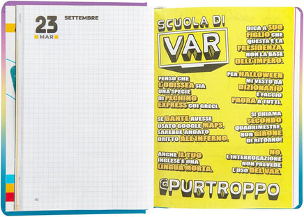 Diario Scuola 16 Mesi 2025/26 COMIX Giornaliero Mini Sunrise