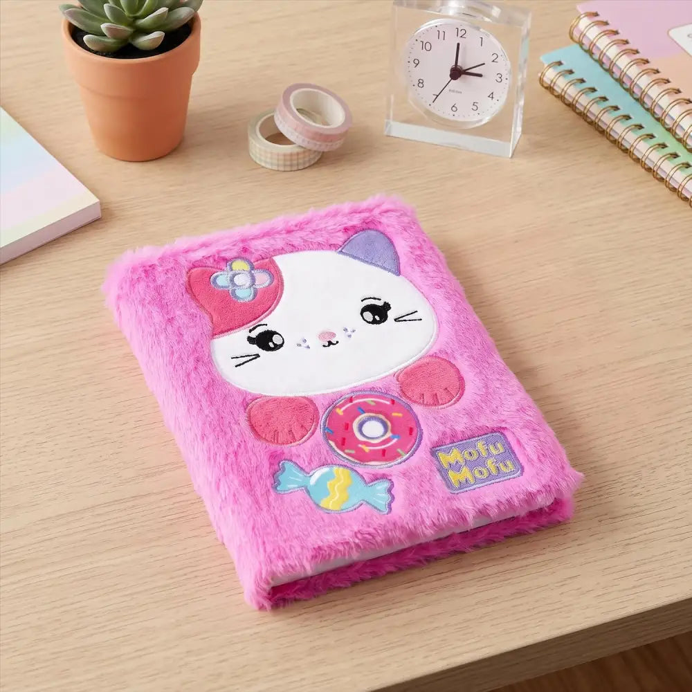 Diario Mofu Gatto Plush 2026/2027 – 12 Mesi Standard - Franco Panini - 8058263273862