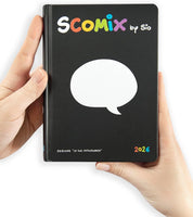 Diario Scuola 16 Mesi 2025/26 - COMIX Scottecs by Sio - Giornaliero Nero