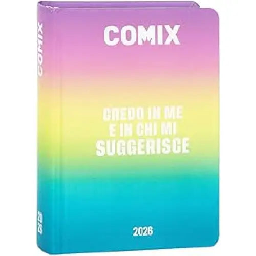 Diario Scuola 16 Mesi 2025/26 COMIX Giornaliero Mini Sunrise - Franco Panini - 8058263231916