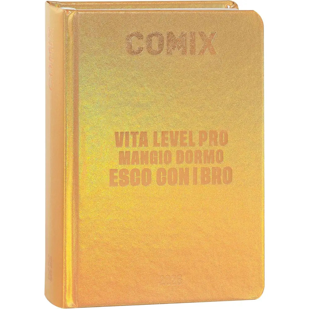 Diario Scuola 16 Mesi 2025/26 - COMIX - Giornaliero Standard Oro - Franco Panini - 8058263231770