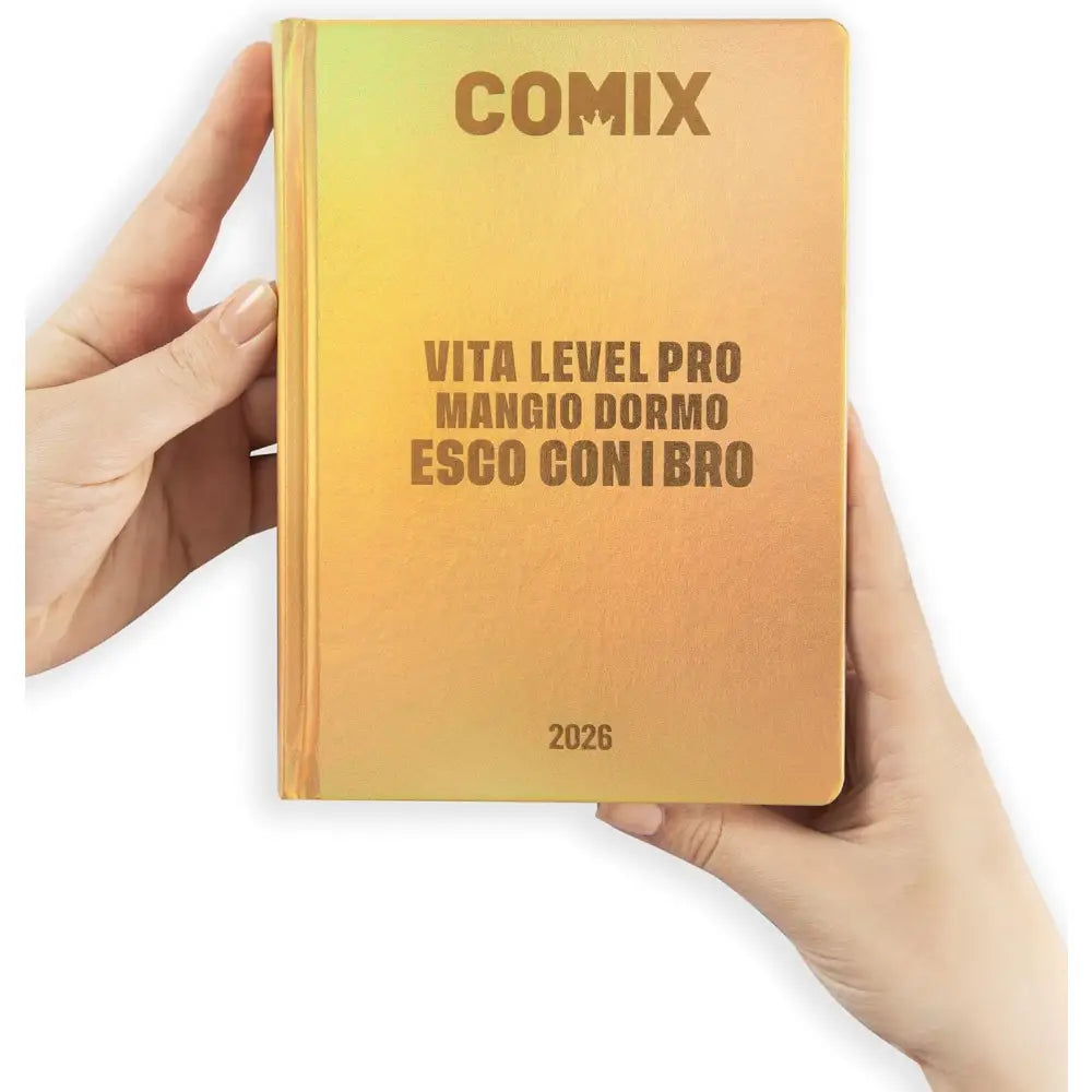 Diario Scuola 16 Mesi 2025/26 - COMIX - Giornaliero Standard Oro - Franco Panini - 8058263231770