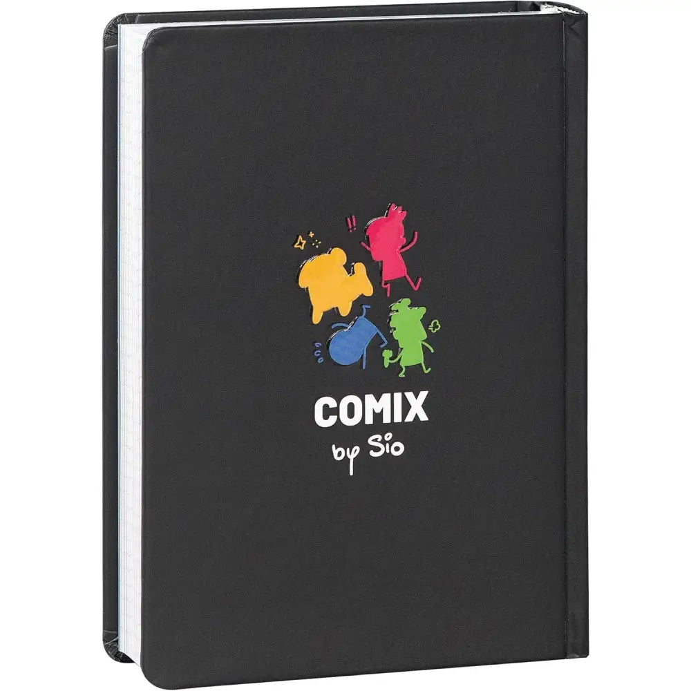 Diario Scuola 16 Mesi 2025/26 - COMIX Scottecs by Sio - Giornaliero Nero - Franco Panini - 8058263232340