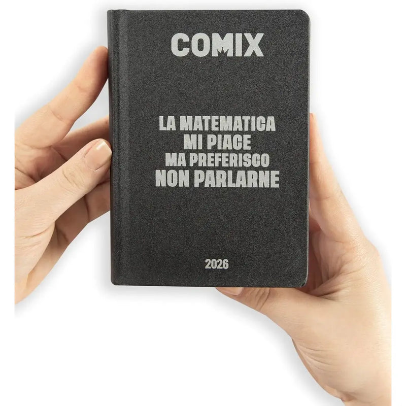 Diario Scuola Comix 2025-2026. Agenda 16 mesi mignon plus. Nero e argento - Franco Panini - 8058263231978