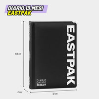 Diario Scuola Eastpak Black 2026/2027 – 13 Mesi Medium - 8058263270922