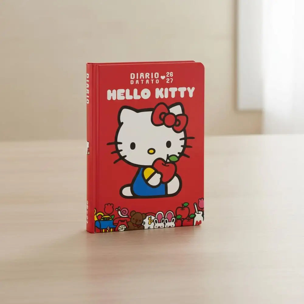 Diario Scuola Hello Kitty 2026/2027 Rosso - Franco Panini - 8058263261302