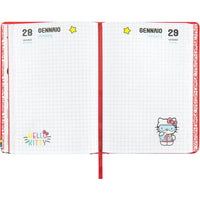 Diario Scuola Hello Kitty 2026/2027 Rosso - Franco Panini - 8058263261302