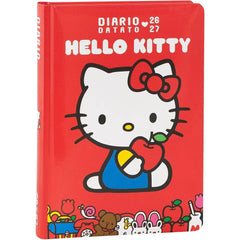Diario Scuola Hello Kitty 2026/2027 Rosso - Franco Panini - 8058263261302