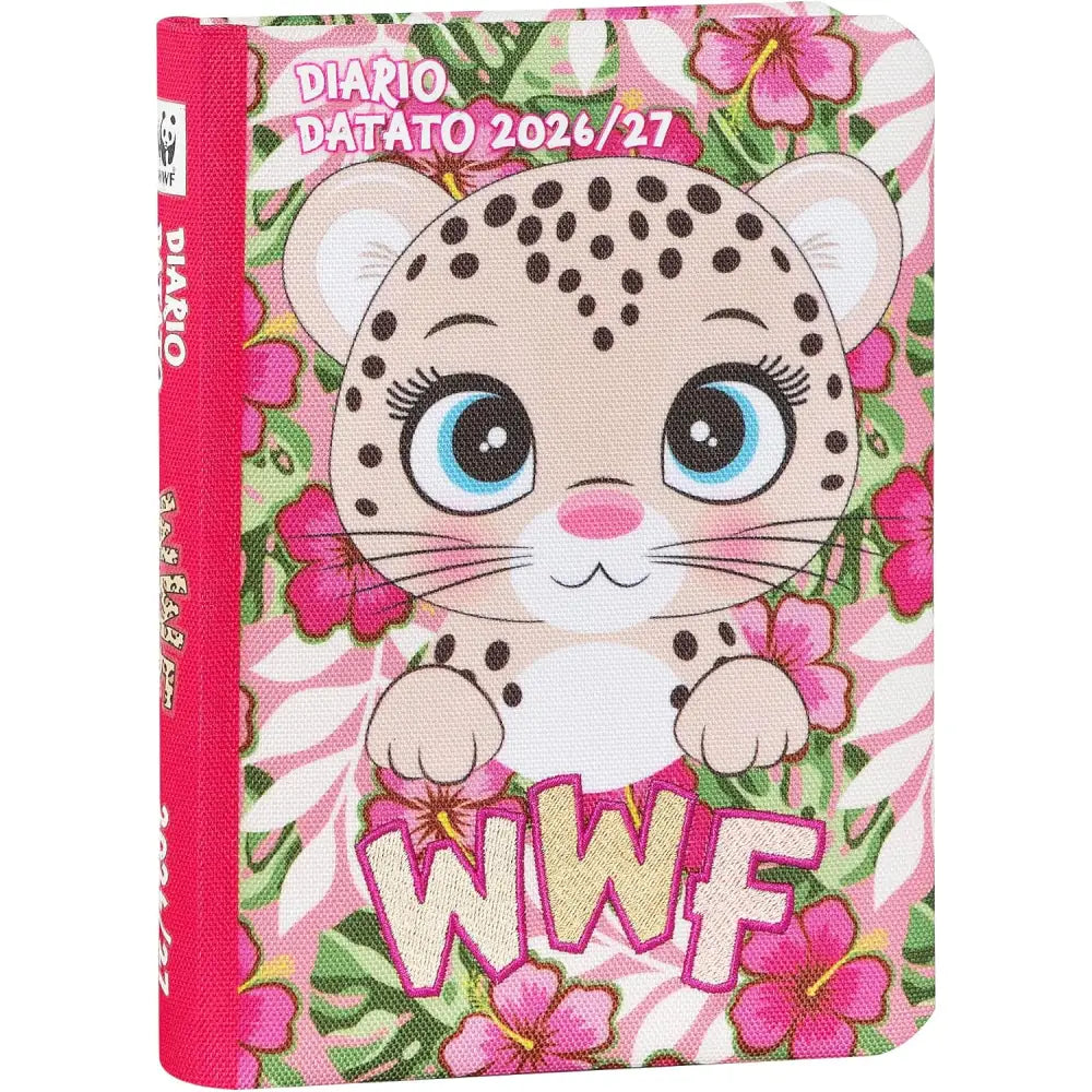 Diario Scuola WWF Ghepardo in Tessuto 12 Mesi 2026/2027 - Franco Panini - 8058263256117