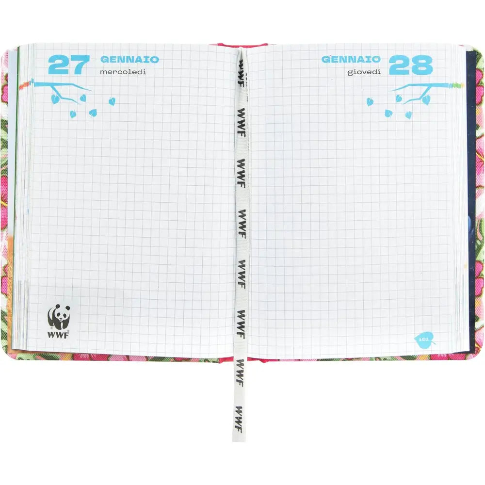 Diario Scuola WWF Ghepardo in Tessuto 12 Mesi 2026/2027 - Franco Panini - 8058263256117