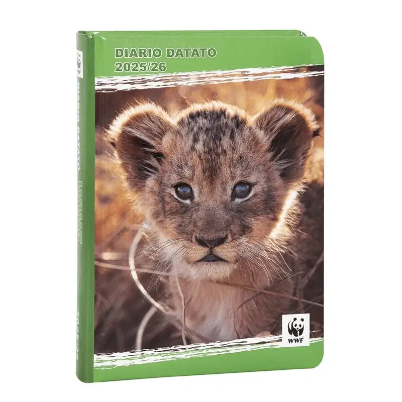 Diario scuola WWF Leone 2025/2026 - Franco Panini - 8058263220866