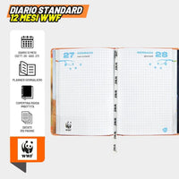 Diario Scuola WWF Leopardo Fotografico 12 Mesi 2026/2027 - Franco Panini - 8058263255639