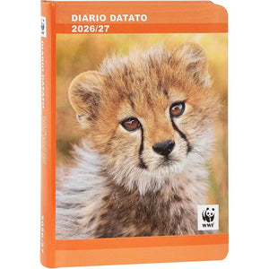 Diario Scuola WWF Leopardo Fotografico 12 Mesi 2026/2027