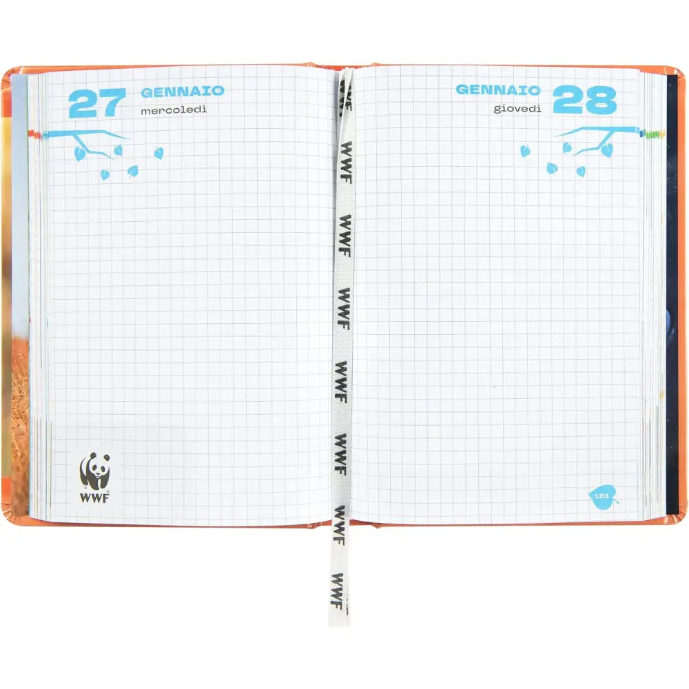 Diario Scuola WWF Leopardo Fotografico 12 Mesi 2026/2027 - Franco Panini - 8058263255639
