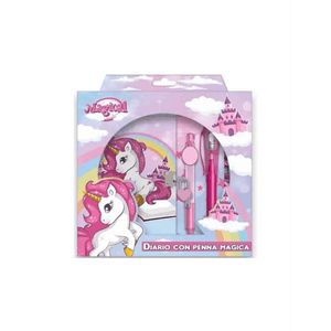 Diario segreto con penna magica Unicorno