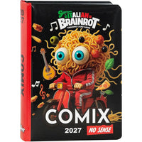 Diario Skifidol Italian Brainrot 2026/2027 Comix No Sense – 13 Mesi con Card - Franco Panini - 8058263260411