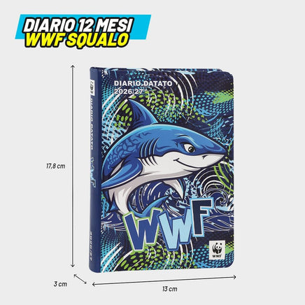 Diario Scuola WWF 2026/2027 – Modello Squalo